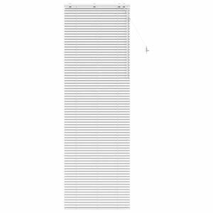 vidaXL Jaluzea venetiană Alb 85 x 250 cm 35 mm Lemn solid de Paulownia