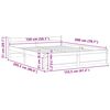vidaXL Cadru de pat King Size, alb, 150x200 cm, lemn masiv