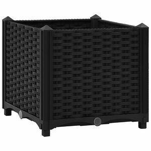 vidaXL Pat de grădinărit &icirc;nălțat 40x40x38 cm, polipropilenă