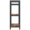 vidaXL Raft pentru cărți Stejar fumuriu 56 x 34 x 96 cm Lemn compozit