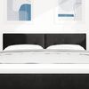vidaXL Tăblie cap cu headboard Negru 160 cm Piele artificială