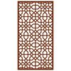 vidaXL Decor perete de grădină 105x55 cm design Maur oțel Corten