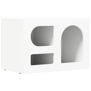 vidaXL Cabinet TV ELST 60 x 35 x 40 cm Alb Lemn compozit
