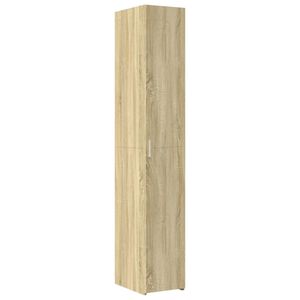vidaXL Dulap &icirc;nalt, stejar sonoma, 30x42,5x185 cm, lemn prelucrat