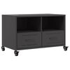 vidaXL Dulap TV, negru, 68x39x43,5 cm, oțel