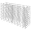 vidaXL Strat &icirc;nălțat gabion, 180 x 50 x 100 cm, oțel galvanizat