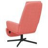 vidaXL Scaun de relaxare cu taburet, roz, catifea