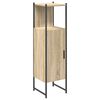 vidaXL Dulap de Baie Bej 33 x 33 x 120,5 cm Lemn prelucrat