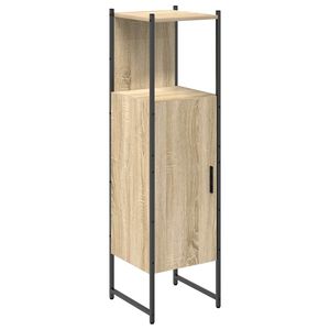 vidaXL Dulap de Baie Bej 33 x 33 x 120,5 cm Lemn prelucrat