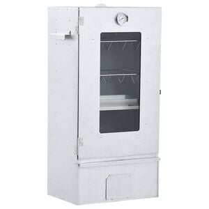 vidaXL Afumătoare cuptor grătar cu 1 kg peleți lemn, 44,5x29x83 cm