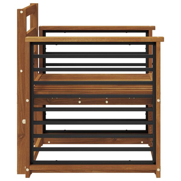 vidaXL Set de canapele de exterior natural 71 x 63 x 73 cm