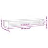 vidaXL Suport monitor stejar negru 100x24x13 cm lemn stratificat