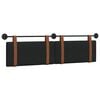 vidaXL Cap de pat suspendat Pe perete Negru 190 x 55 x 5 cm PU antic