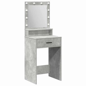 vidaXL Masă de Machiaj Gri din beton 50 x 41 x 135 cm Lemn prelucrat