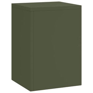 vidaXL Suport pentru plante 3 buc. Verde măsliniu 24 x 24 x 75 cm
