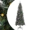 vidaXL Brad de Crăciun artificial Verde 240 cm PVC, plastic și oțel