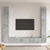 vidaXL Set dulapuri TV, 6 piese, gri beton, lemn prelucrat