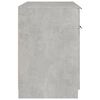 vidaXL Birou, gri beton, 100x50x75 cm, lemn prelucrat