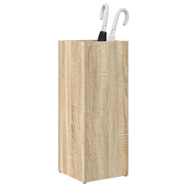vidaXL Suport pentru umbrele Stejar Sonoma 25 x 24,5 x 64 cm