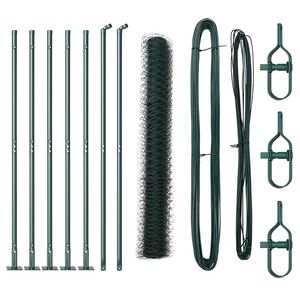 vidaXL St&acirc;lp de gard. Verde