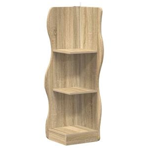 vidaXL Raft de colț Stejar Sonoma 34 x 33 x 102 cm Lemn prelucrat
