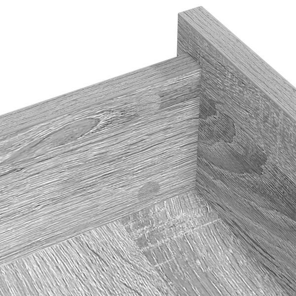 vidaXL Copertă autocolantă pentru șuruburi 2 pcs Gri Sonoma