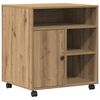 vidaXL Suport pentru imprimantă stejar artizanal 60 x 50 x 67 cm
