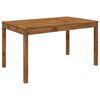 vidaXL Masă de cină pentru grădină LAREN natural 141 x 80,5 x 75 cm