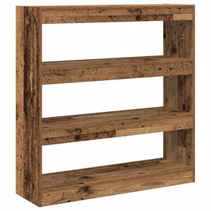 vidaXL Dulap pentru cărți 3 niveluri 100 x 30 x 103 cm Lemn prelucrat