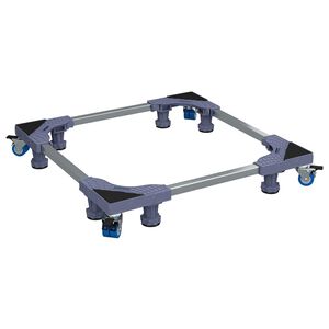 vidaXL Suport pentru mașina de spălat Manual Gri 66 x 66 x 12 cm