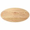 vidaXL Blat de masă 80x40x2 cm lemn masiv de stejar oval