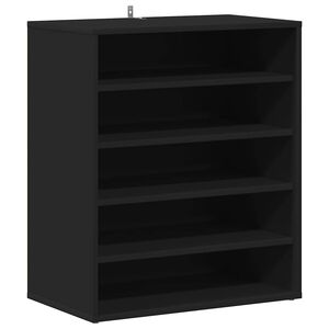vidaXL Pantofar, negru, 60x35x70 cm, PAL