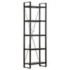 vidaXL Bibliotecă cu 5 rafturi, 60x30x180 cm, lemn masiv de mango