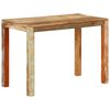 vidaXL Masă de bucătărie, 110x55x76 cm, lemn masiv reciclat