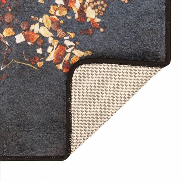 vidaXL Covor bucătărie, multicolor, 60x180 cm, lavabil, anti-alunecare