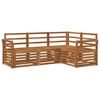 vidaXL Set de canapele de exterior 4 buc. natural Poliester