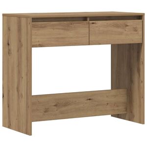 vidaXL Măsuță consolă, stejar artizanal, 89x41x76,5 cm, lemn prelucrat