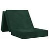 vidaXL Canapea Pat Pliabilă 75 x 63 x 45 cm Verde &icirc;nchis