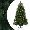 vidaXL Brad de Crăciun artificial 120 cm 150 LED-uri Alb cald