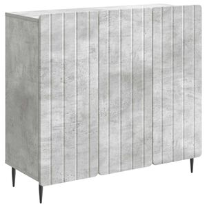 vidaXL Bufet Gri Beton 89 x 34,5 x 82 cm Lemn prelucrat