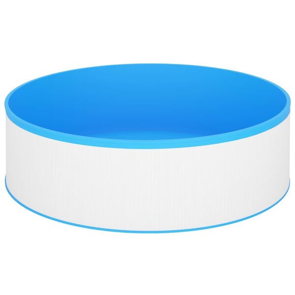 vidaXL Piscină cu valuri, skimmer suspendat cu pompă, alb, 350x90 cm