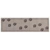 vidaXL Covor de bucătărie Lăbuțe gri 150 x 45 cm 100% Poliamidă
