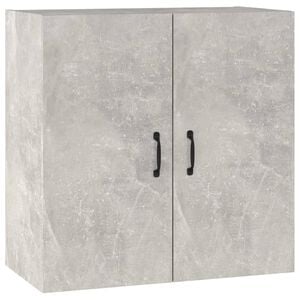 vidaXL Dulap de perete, gri beton, 60x31x60 cm, lemn prelucrat
