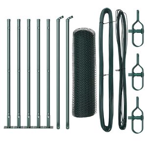 vidaXL St&acirc;lp de gard. Verde