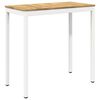 vidaXL Masă de Bar &icirc;n Grădină NAARDEN Alb 108,5 x 55 x 105 cm