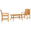 vidaXL Set de lounge pentru grădină 3 buc. Maro Lemn Solid de Acacia