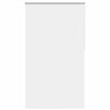 vidaXL Jaluzea cu role opace alb 130x230 cm Lățime material 126,6 cm