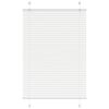 vidaXL Jaluzea plisată alb 90x100cm Lățime țesătură 89,4 cm poliester