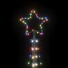 vidaXL Pom de Crăciun LED 447 LED-uri colorate 250 cm