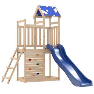 vidaXL Set de joacă pentru exterior, lemn masiv de pin